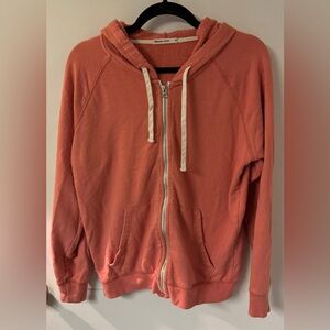 Marine layer hoodie sweater coral medium